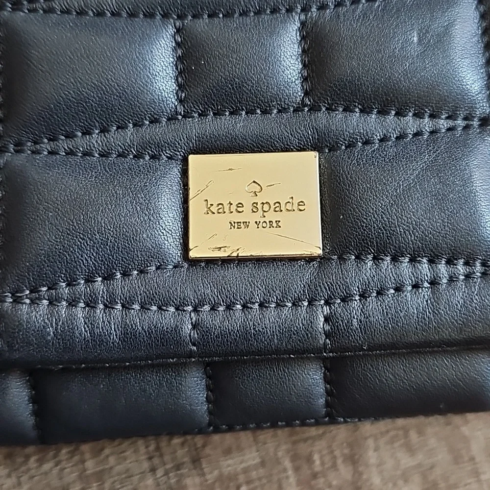 Kate Spade - Black Quilted Crossbody Bag - Picture 4 of 11